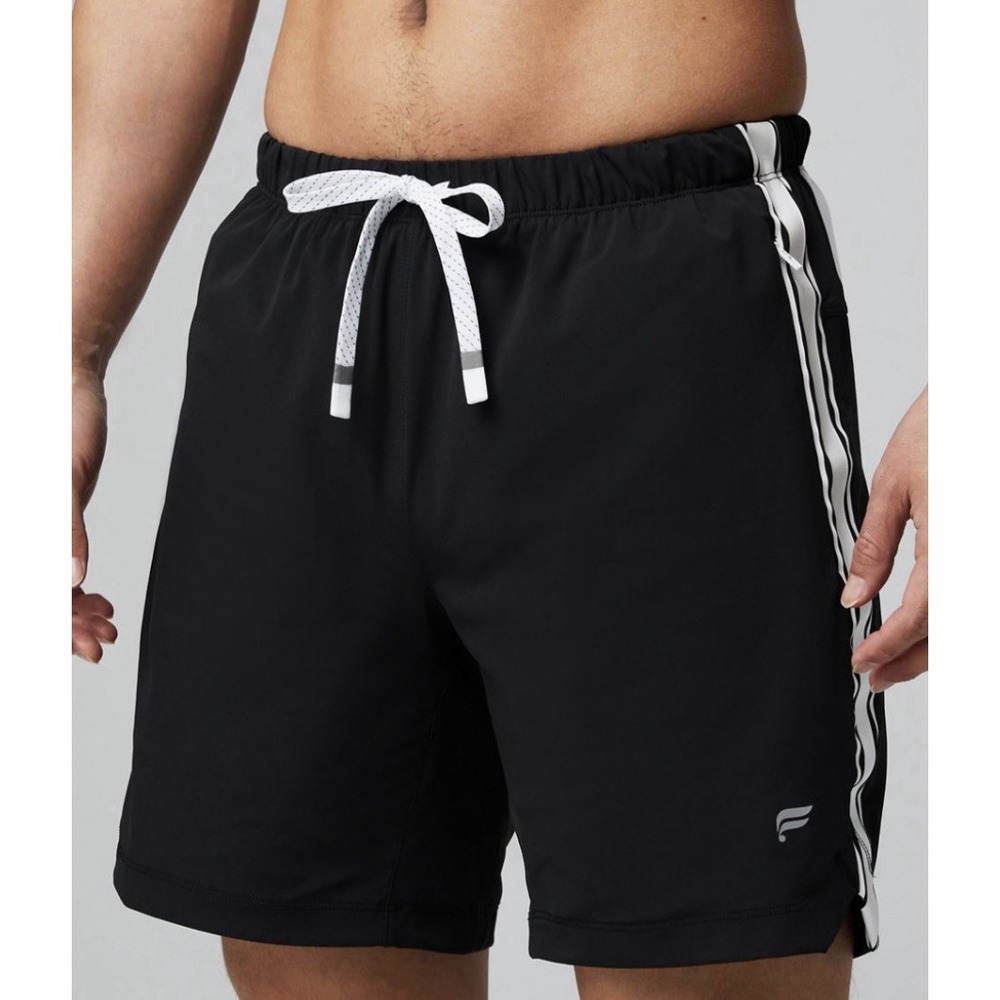 Men's Fabletics The One Short 7" Black Athletic Shorts Medium